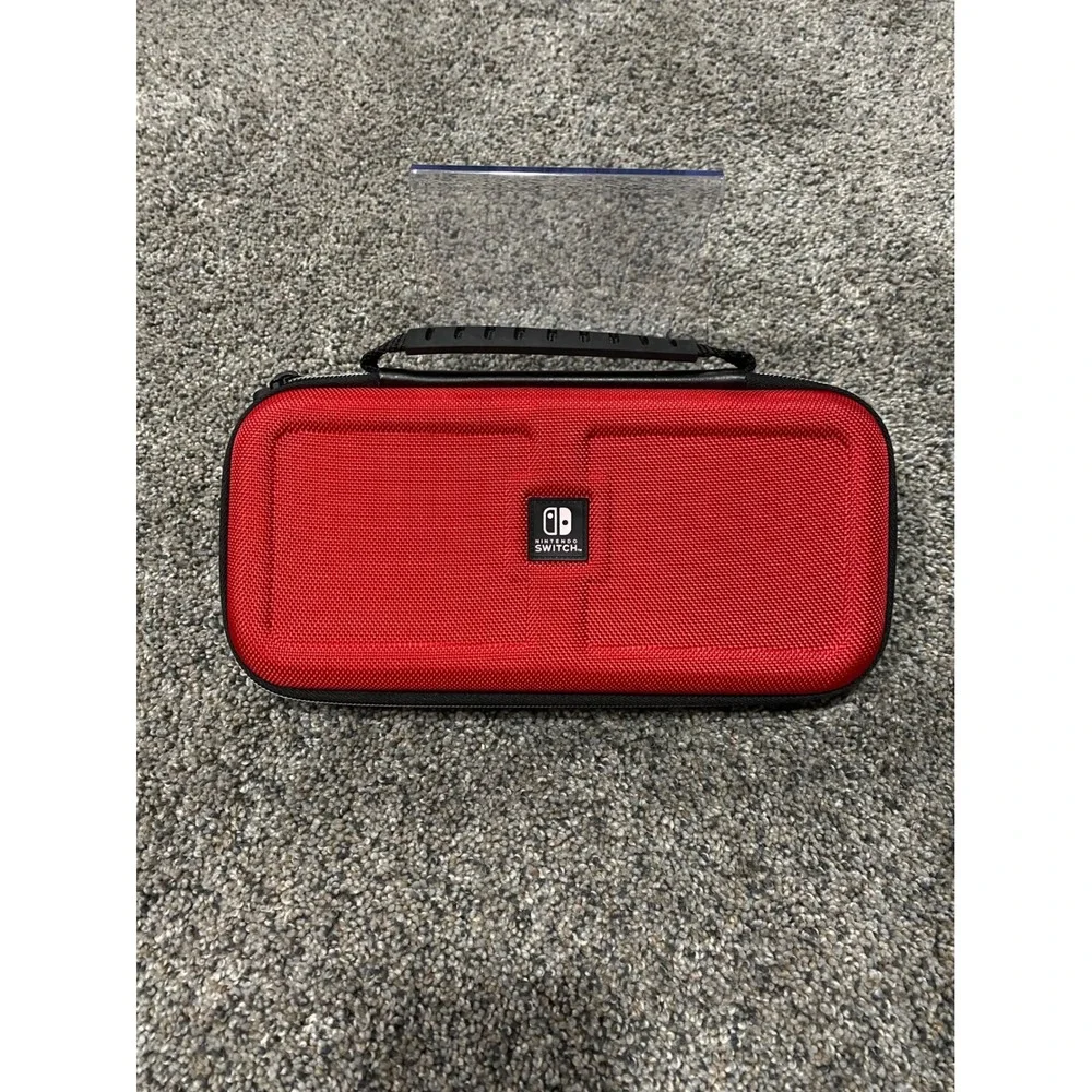 Nintendo Switch Carrying Case Unisex OS Red Excellent Hardshell Travel Bag